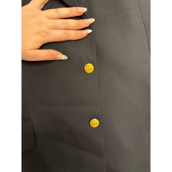 Loro Piana By Brooks Brothers Navy Blue 2 Button Brooksease Blazer 43R - Picture 3 of 7